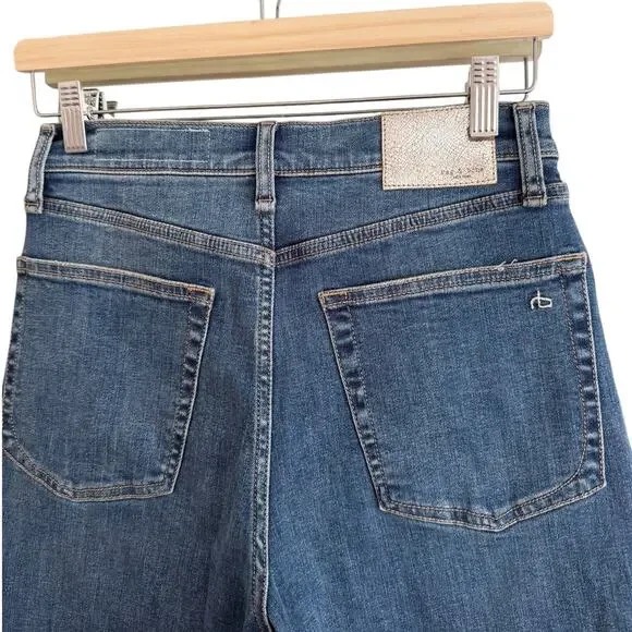 Rag & Bone Flexi Sofie Ultra Wide Leg Jean in Willow Size 26 - Picture 7 of 11